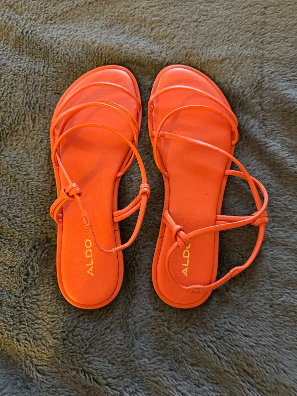 ALDO Kuerten Strappy Sandal - Orange EU 39 US 8